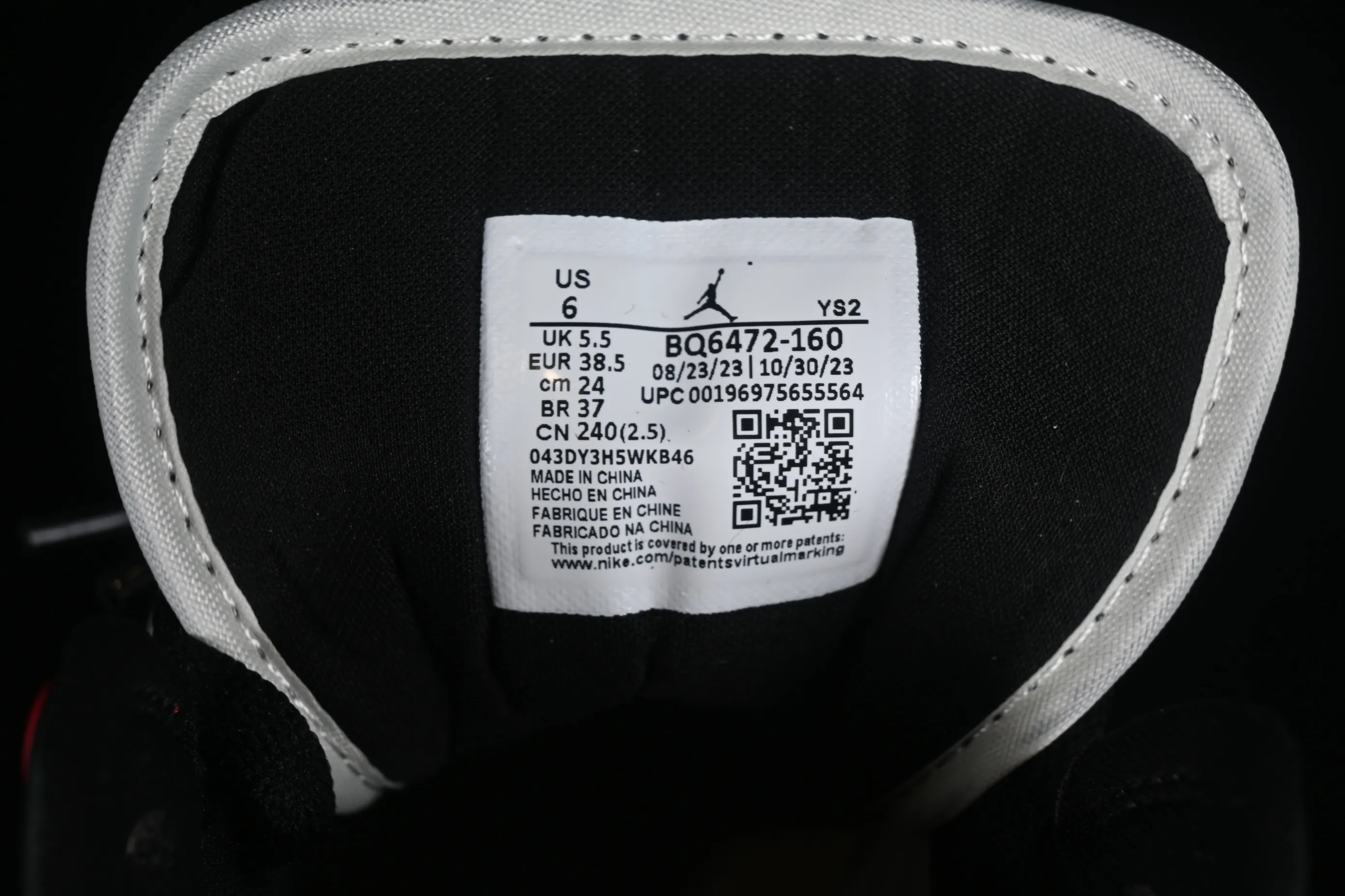 All categories Air Jordan Jordan series basketball shoes Air Jordan 1 Mid Air Jordan 1 Mid "Black Toe" AJ1 Joe 1 white black red Zhongbang basketball shoes BQ6472-160